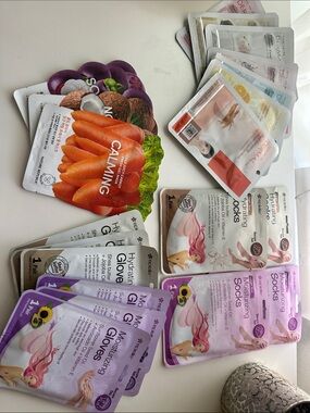 Assorted Moisturizing Gloves & Socks + Face Sheet Masks